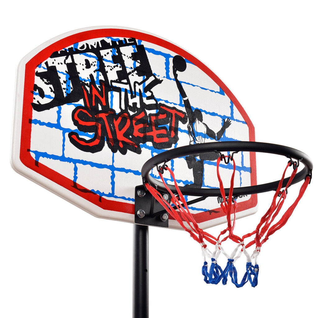 Pārvietojams basketbola grozs Meteor Street cena un informācija | Basketbola statīvi | 220.lv