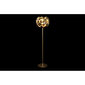 Grdas lampa DKD Home Decor Bronza Metls Moderns eometrisks (28 x 28 x 103 cm) cena un informācija | Stāvlampas | 220.lv