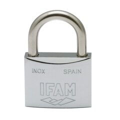 Замок с ключом IFAM Inox 40 Арка Нержавеющая сталь (40 mm) цена и информация | Дверные защелки | 220.lv