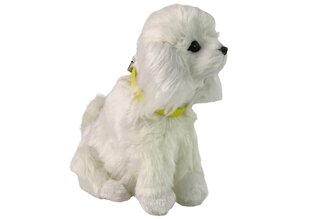 Интерактивная плюшевая собака ,,Пудель'', белый цена и информация | Мягкие игрушки | 220.lv