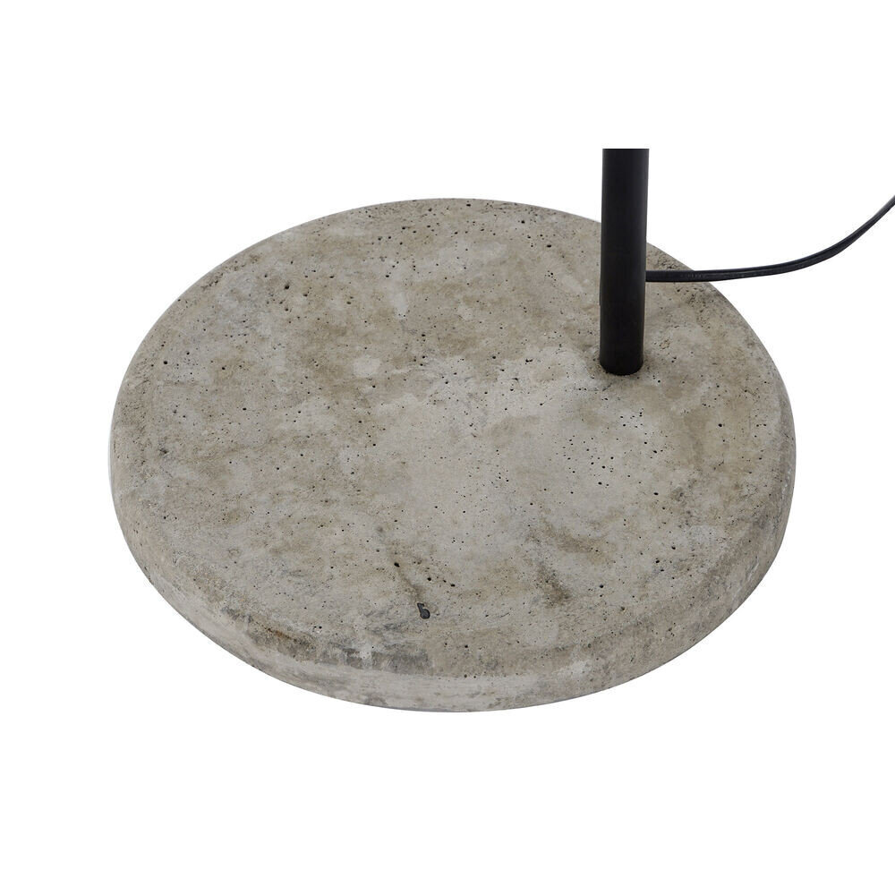 Grdas lampa DKD Home Decor Melns Pelks Metls Cements Rotangpalma 60 W (45 x 72 x 165 cm) cena un informācija | Lustras | 220.lv