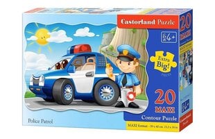 Пазл Castorland Police patrol, 20 деталей цена и информация | Пазлы | 220.lv