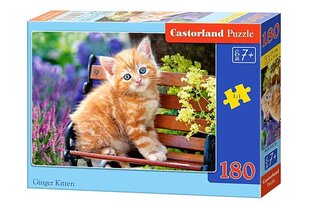 Пазл Castorland Ginger Kitten, 180 деталей цена и информация | Пазлы | 220.lv
