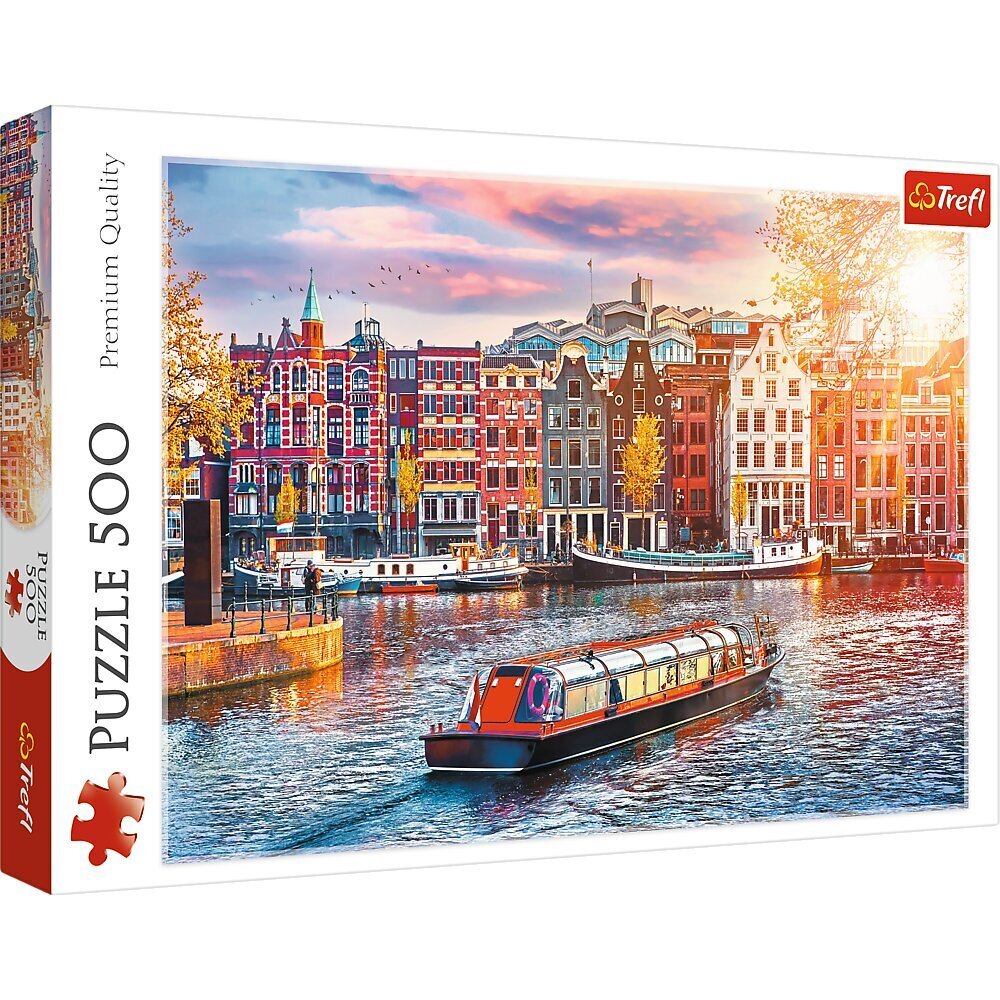 TREFL Puzle Amsterdama, 500 gab. цена и информация | Puzles, 3D puzles | 220.lv