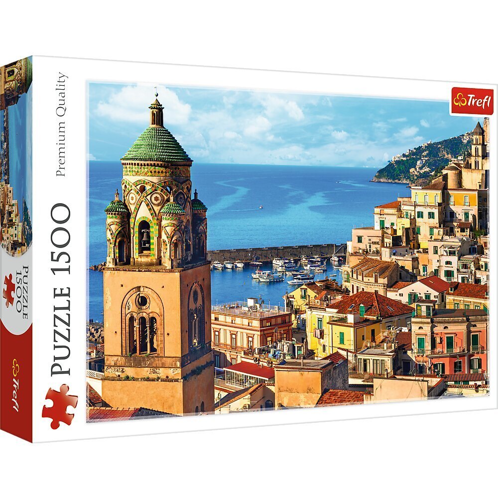 TREFL Puzle Amalfi Itālija 1500 gab. cena un informācija | Puzles, 3D puzles | 220.lv