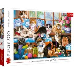 Пазл Trefl Cats, 500 дет. цена и информация | Пазлы | 220.lv
