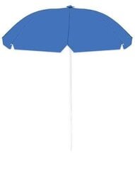 Pludmales lietussargs Mallorca, 2,4 m, zils цена и информация | Зонты, маркизы, стойки | 220.lv