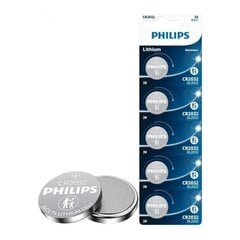 Litija Baterija Philips CR2032 cena un informācija | Baterijas | 220.lv