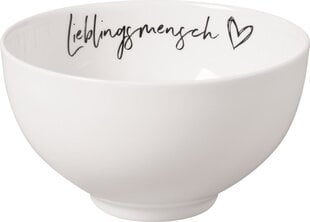 Like by Villeroy & Boch Statement миска Lieblingmensch, 14 см цена и информация | Посуда, тарелки, обеденные сервизы | 220.lv