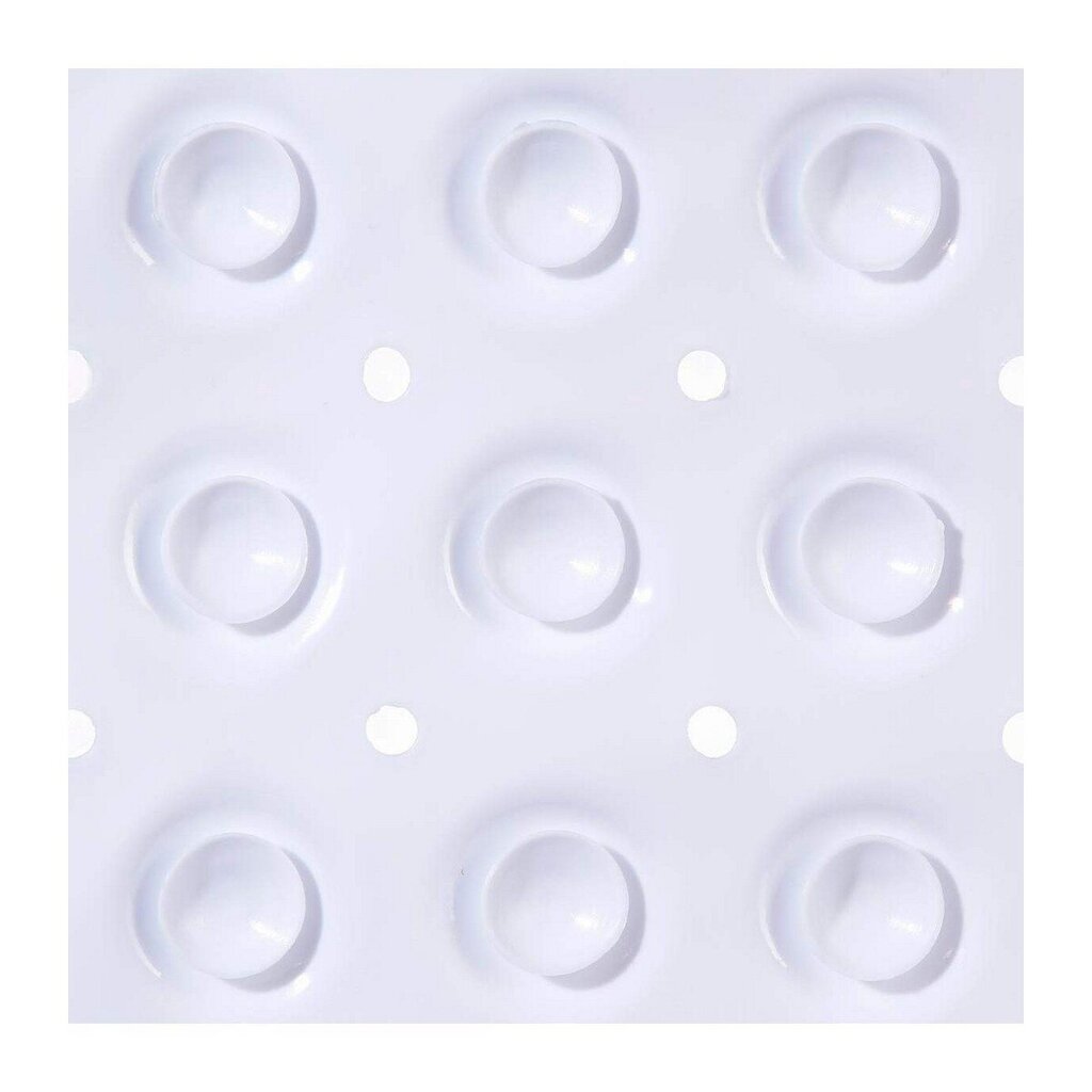 Neslīdošs dušas paklājs 5five Balts PVC (55 x 55 cm) цена и информация | Vannas istabas aksesuāri | 220.lv