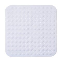 Нескользящий коврик для душа 5five, белый PVC (55 x 55 см) цена и информация | Аксессуары для ванной комнаты | 220.lv