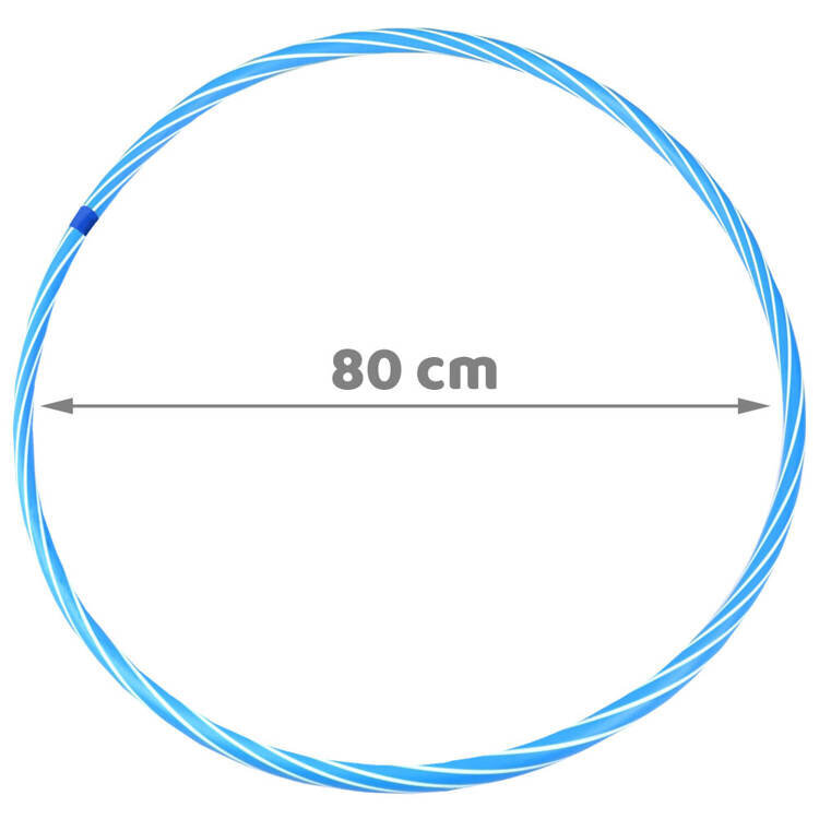 Bērnu vingrošanas aplis Hula Hop, 80 cm cena un informācija | Vingrošanas riņķi un nūjas | 220.lv