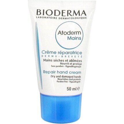 BIODERMA Atoderm Repair Hand Cream roku krēms 50 ml cena un informācija | Ķermeņa krēmi, losjoni | 220.lv