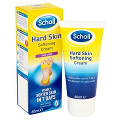 Mīkstinošs krēms cietai ādai Scholl Hard Skin Softening 60 ml cena un informācija | Ķermeņa krēmi, losjoni | 220.lv