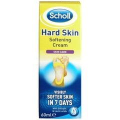 Mīkstinošs krēms cietai ādai Scholl Hard Skin Softening 60 ml cena un informācija | Ķermeņa krēmi, losjoni | 220.lv