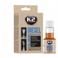 K2 DIESEL 50ml - piedeva inžektoru tīrīšanai cena un informācija | Auto ķīmija | 220.lv