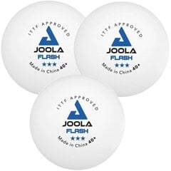 Набор мячей для настольного тенниса Joola, 3 шт. цена и информация | Tłumik Drgań Babolat Cosmic Damp Regular Pink | 220.lv