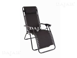 Krēsls Relax Patio, melns цена и информация | Садовые стулья, кресла, пуфы | 220.lv
