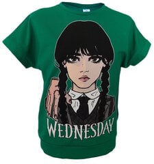 T-krekls Vensdeja Ādamsa (Wednesday Addams) meitenēm цена и информация | Рубашки для девочек | 220.lv