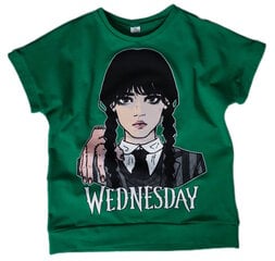 T-krekls Vensdeja Ādamsa (Wednesday Addams) meitenēm цена и информация | Рубашки для девочек | 220.lv