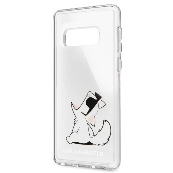 Karl Lagerfeld KLHCS10LCFNRC S10e G970 hardcase transparent Choupette Fun cena un informācija | Telefonu vāciņi, maciņi | 220.lv