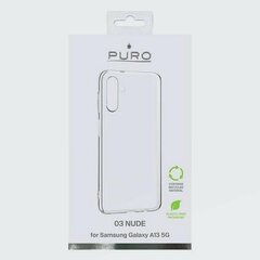 Puro Nude 0.3 Samsung A13 5G A136 przeźroczysty|transparent SGA1303NUDETR цена и информация | Чехлы для телефонов | 220.lv