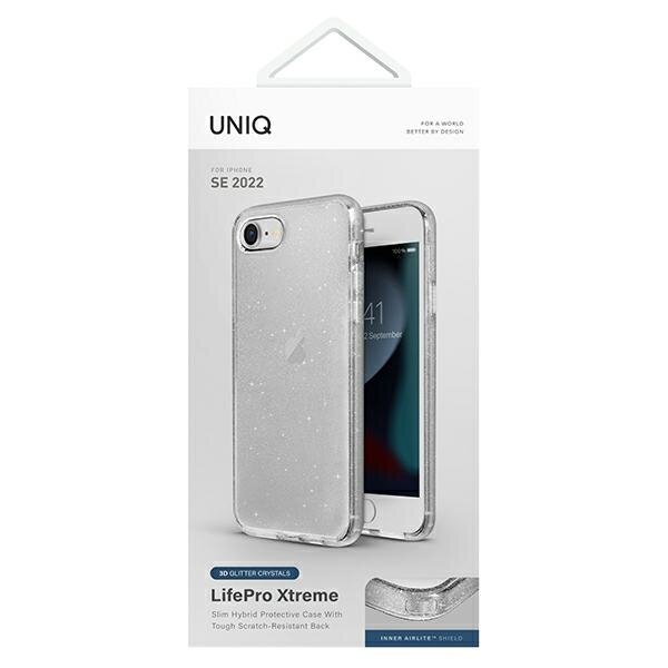 UNIQ etui LifePro Xtreme iPhone SE 2022 | SE 2020 |7|8 przezroczysty|tinsel clear cena un informācija | Telefonu vāciņi, maciņi | 220.lv