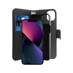 Puro Wallet Detachable iPhone 14 | 13 6,1" 2w1 czarne|black IPC1461BOOKC3BLK cena un informācija | Telefonu vāciņi, maciņi | 220.lv