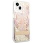 Guess GUHCP14MLFLSD iPhone 14 Plus 6,7" złoty|gold hardcase Paisley Liquid Glitter цена и информация | Telefonu vāciņi, maciņi | 220.lv