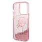 Karl Lagerfeld KLHCP14LLNKHCP iPhone 14 Pro 6,1" różowy|pink hardcase Glitter Karl Head cena un informācija | Telefonu vāciņi, maciņi | 220.lv