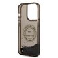 Karl Lagerfeld KLHCP14LLCRSGRK iPhone 14 Pro 6,1" czarny|black hardcase Liquid Glitter RSG cena un informācija | Telefonu vāciņi, maciņi | 220.lv