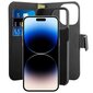 Puro Wallet Detachable iPhone 14 Pro Max 6,7" 2w1 MagSafe czarne|black PUIPC14P67BKMAG1BLK cena un informācija | Telefonu vāciņi, maciņi | 220.lv