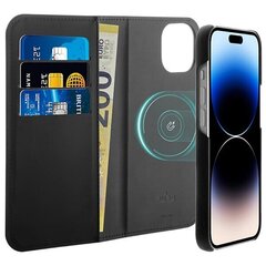 Puro Wallet Detachable iPhone 14 Pro Max 6,7" 2w1 MagSafe czarne|black PUIPC14P67BKMAG1BLK цена и информация | Чехлы для телефонов | 220.lv