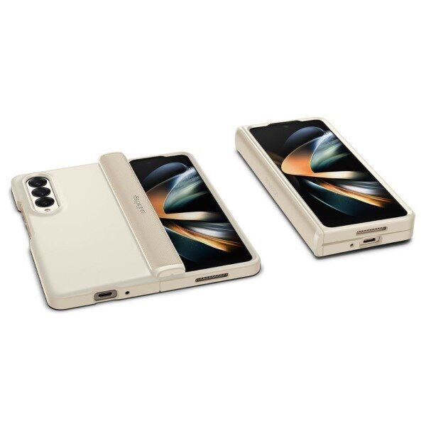 Spigen Slim Armor Pro Samsung Z Fold 4 pearled ivory ACS05512 cena un informācija | Telefonu vāciņi, maciņi | 220.lv