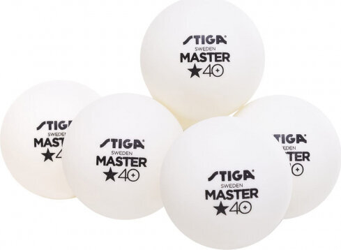 Stiga Pingponga bumbiņas Master* baltas 6 gab. cena un informācija | Galda tenisa bumbiņas | 220.lv