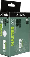 Stiga Pingponga bumbiņas Master* baltas 6 gab. цена и информация | Мячи для настольного тенниса | 220.lv