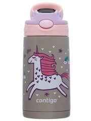 Bērnu termoss, Contigo Easy Clean 380 ml, Pink Unicorn cena un informācija | Ūdens pudeles | 220.lv