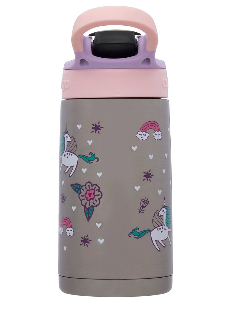 Bērnu termoss, Contigo Easy Clean 380 ml, Pink Unicorn цена и информация | Ūdens pudeles | 220.lv