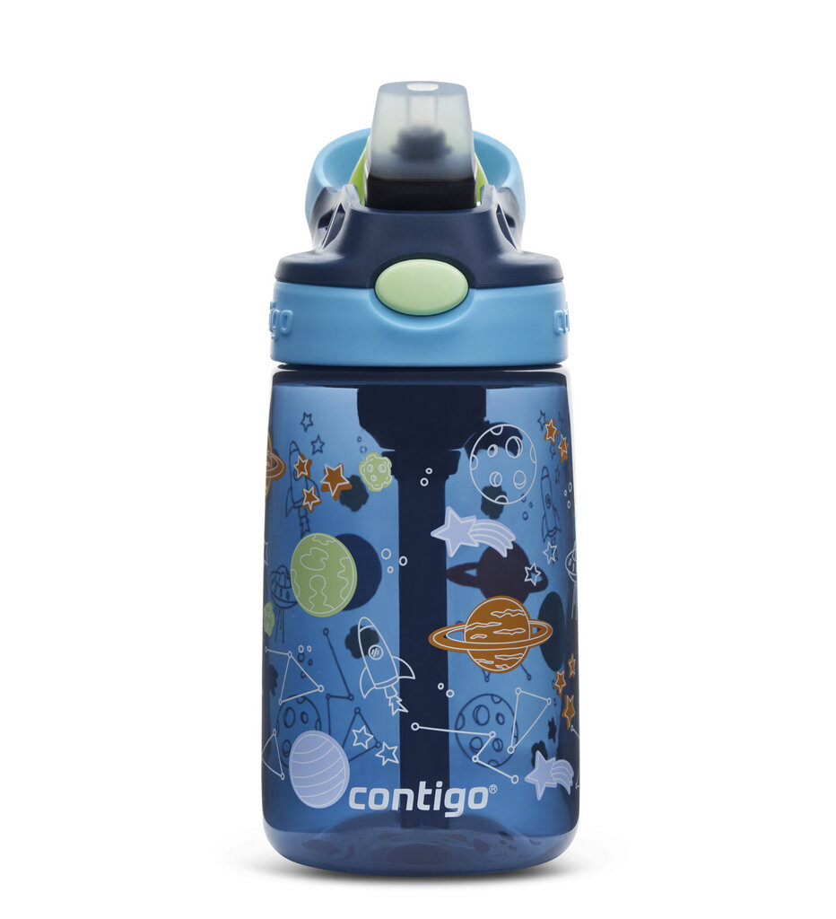 Bērnu pudele, Contigo Gizmo Easy Clean 420ml - Blueberry Cosmos cena un informācija | Ūdens pudeles | 220.lv