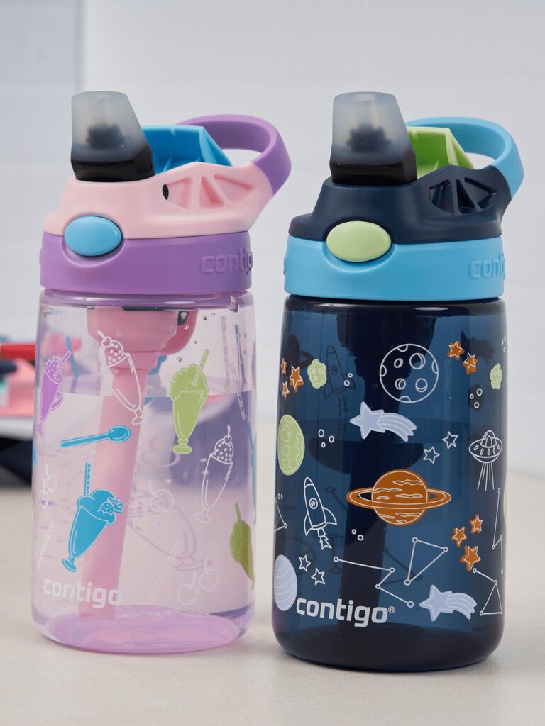 Bērnu pudele, Contigo Gizmo Easy Clean 420ml - Strawberry Shakes цена и информация | Ūdens pudeles | 220.lv