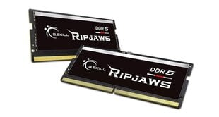 Модуль памяти G.Skill Ripjaws F5-5200S3838A16GX2-RS 32 ГБ 2 x 16 ГБ DDR5 5200 МГц цена и информация | Оперативная память (RAM) | 220.lv