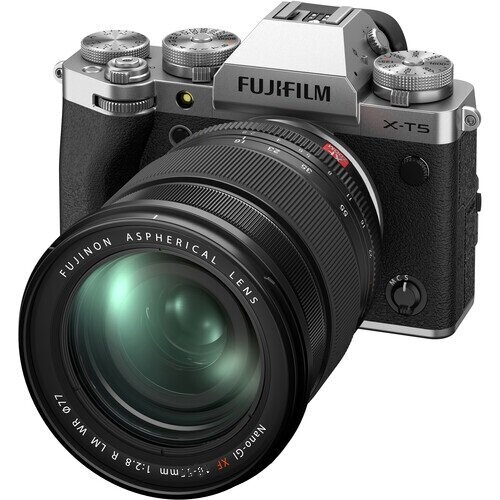 Fujifilm X-T5 + 16-80mm, sudraba цена и информация | Digitālās fotokameras | 220.lv