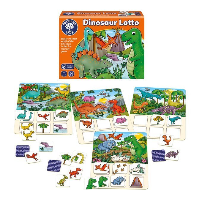 Spēle bērniem Dinosaur Lotto/Dinozauru loto cena un informācija | Galda spēles | 220.lv