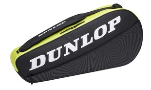 Tennis Bag Dunlop SX CLUB 3 racket 25L black/yellow цена и информация | Товары для большого тенниса | 220.lv