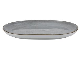 Ovāls šķīvis Boss Grey, 33 cm cena un informācija | Trauki, šķīvji, pusdienu servīzes | 220.lv