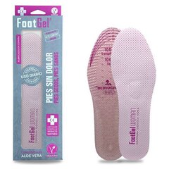 Стельки Footgel Woman Everyday Aloe Vera, размер 39-42 цена и информация | Для ухода за обувью и одеждой | 220.lv