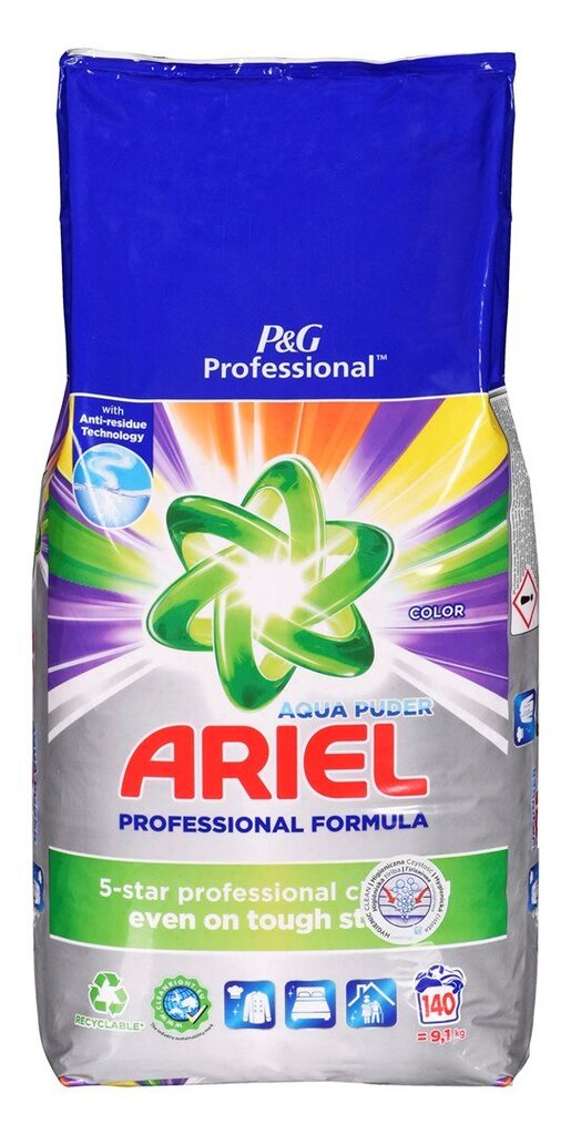 ARIEL Color mazgāšanas pulveris 9,1 kg цена и информация | Veļas mazgāšanas līdzekļi | 220.lv