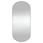 vidaXL sienas spogulis, 25x60 cm, stikls, ovāls цена и информация | Spoguļi | 220.lv