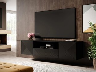TV galdiņš Bogart Asha 167, melns cena un informācija | TV galdiņi | 220.lv