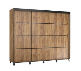 Шкаф ADRK Furniture Berke, 250 см, коричневый цена и информация | Шкафы | 220.lv